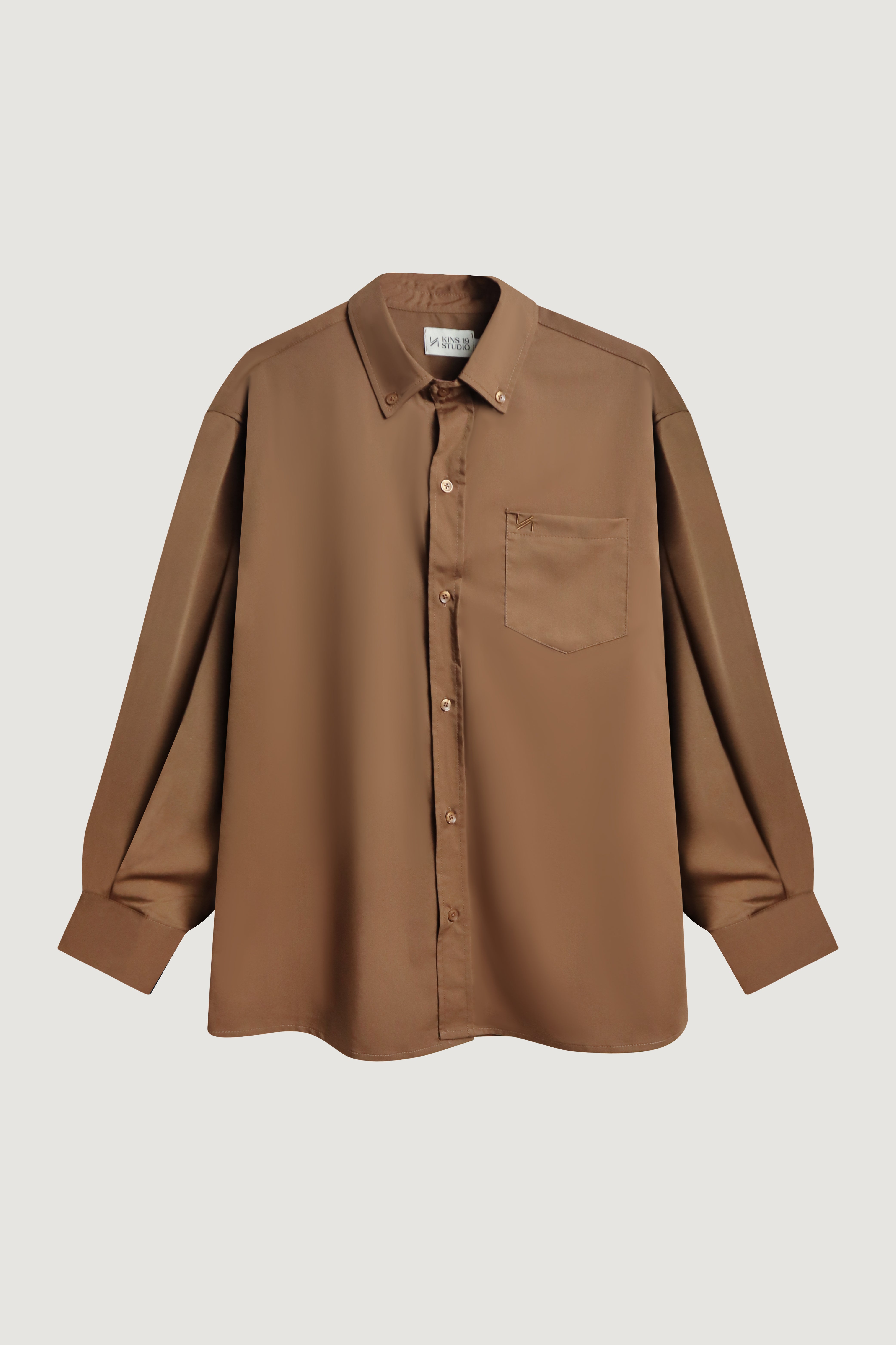 KINS 19 STUDIO | OVERSIZED BUTTON-DOWN SHIRT [KN137]