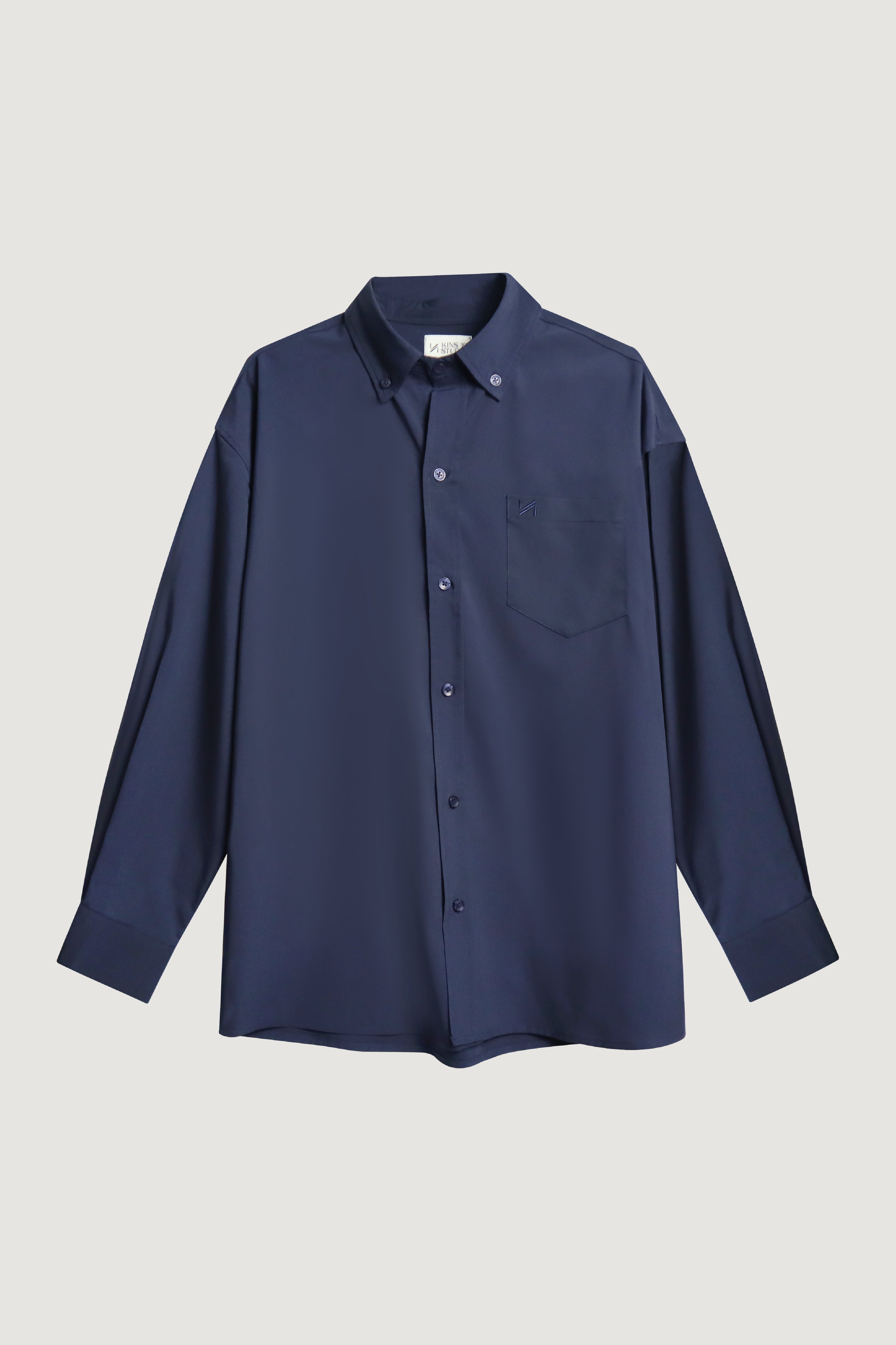 KINS 19 STUDIO | OVERSIZED BUTTON-DOWN SHIRT [KN137]