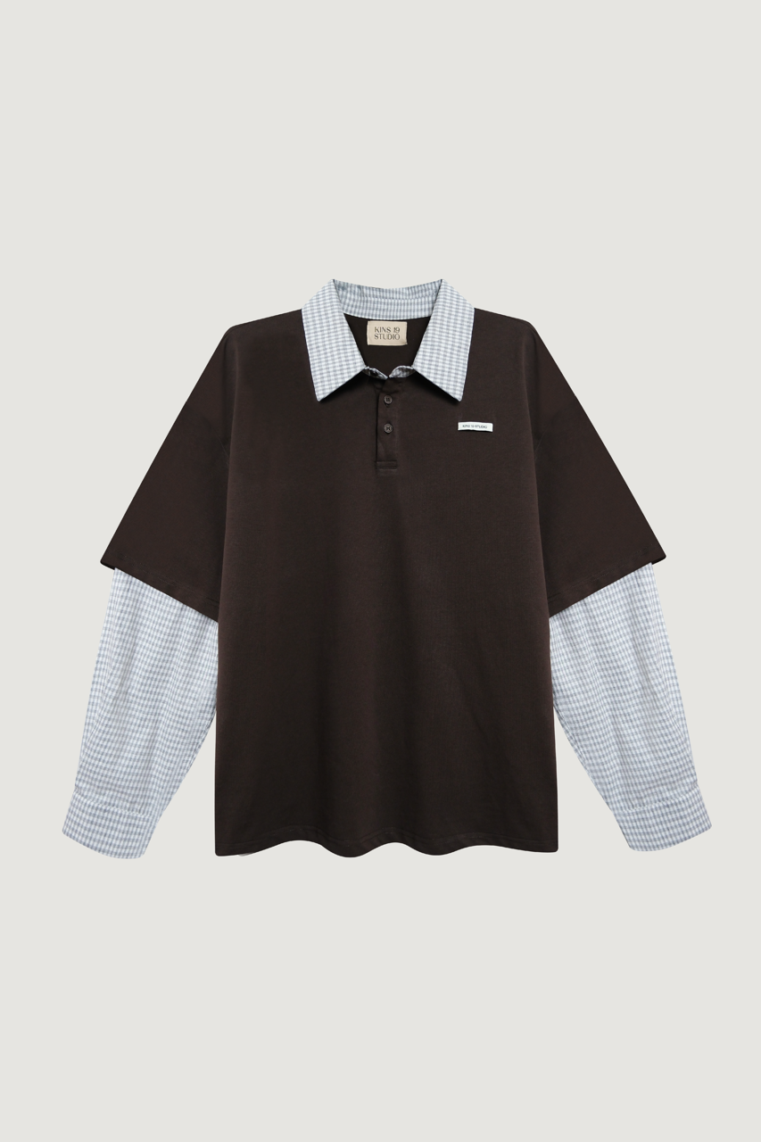 KINS 19 STUDIO | KINS Layered Sleeve Polo [KN146]
