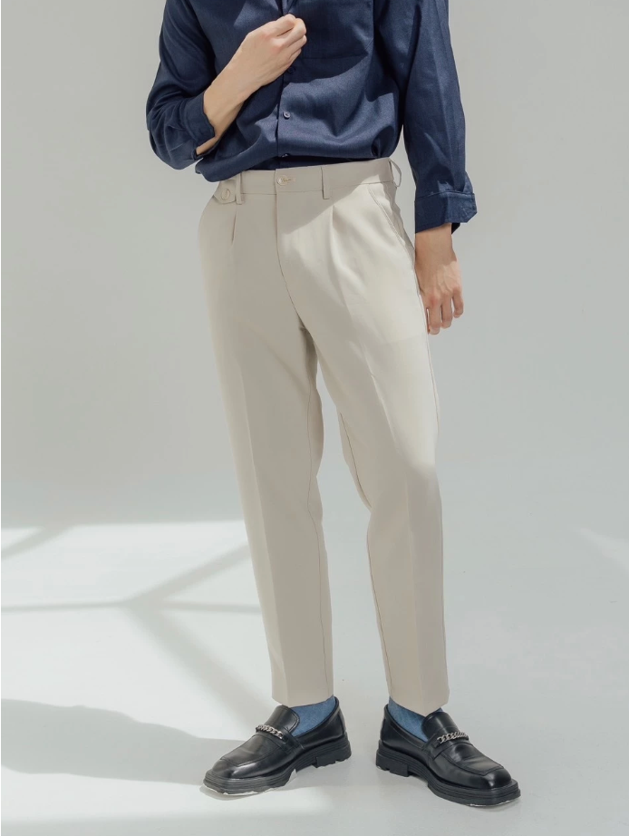 KINS | SLIM STRAIGHT TROUSERS KN222