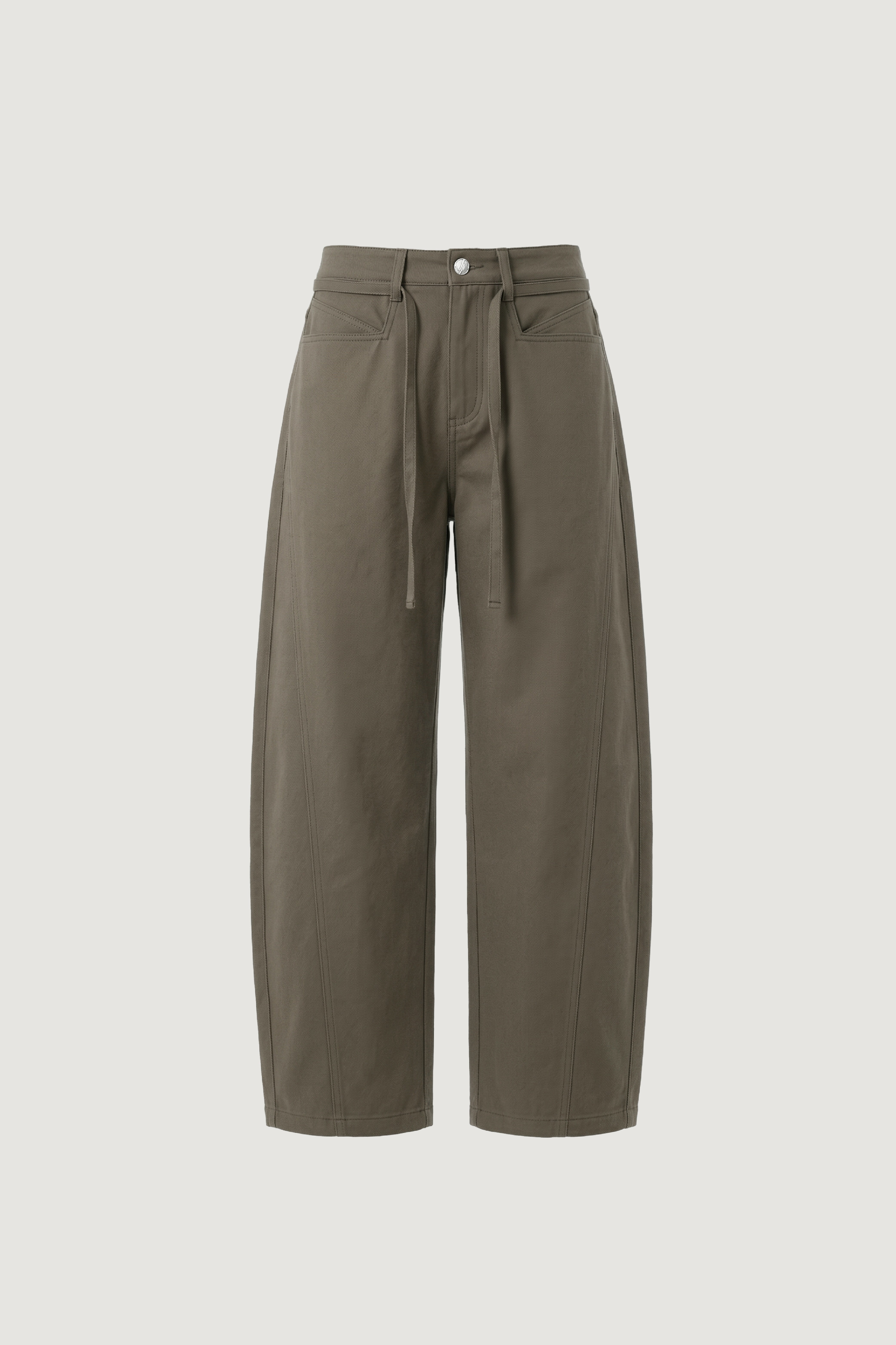 KINS 19 STUDIO |  KINS Detachable-Tie Barrel Trousers [KN231]
