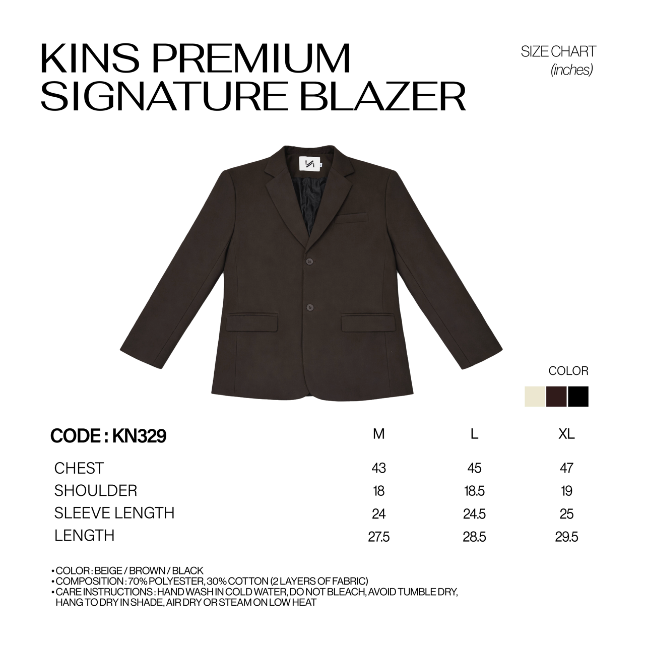 KINS Premium Signature Blazer [KN329]