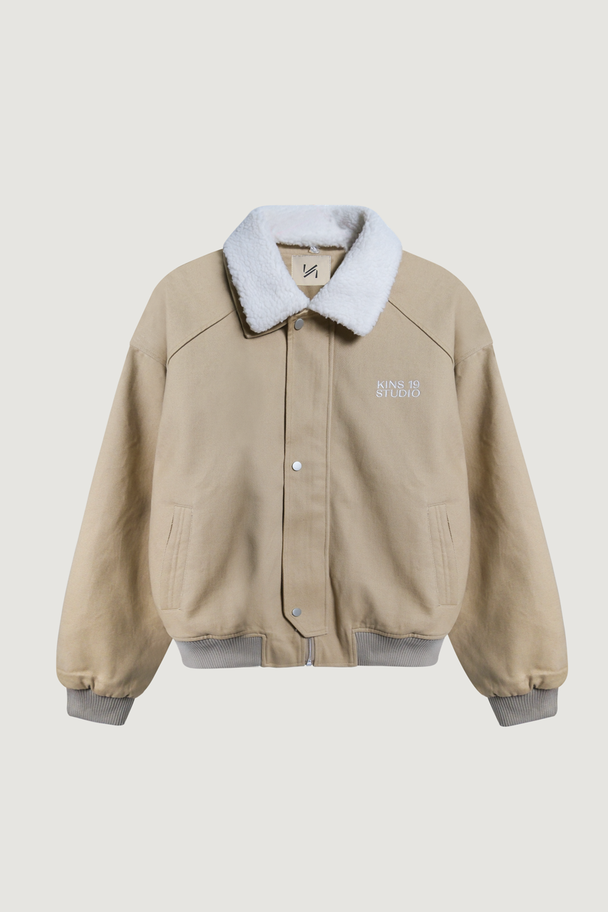 KINS 19 STUDIO | KINS Fleece-Collar Jacket [KN327]
