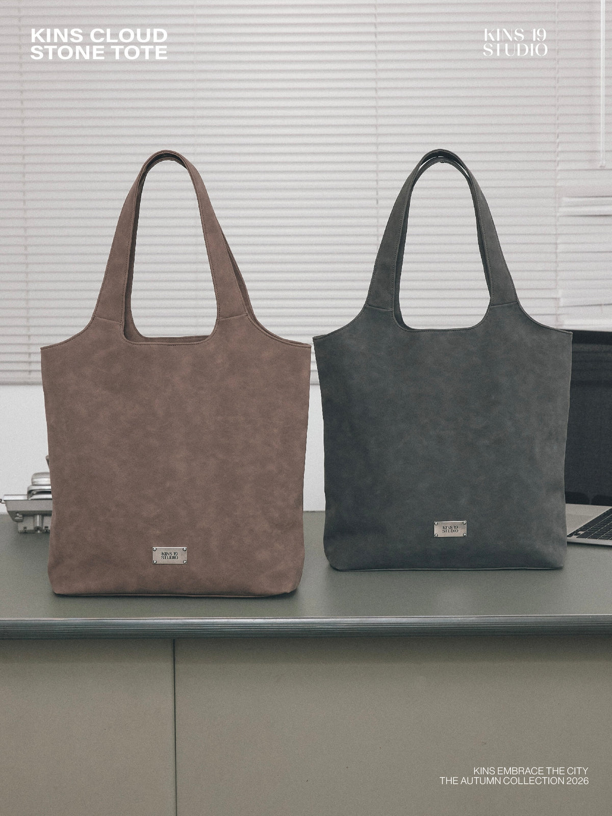 KINS 19 STUDIO |  KINS  Cloudstone tote  [KPB03] size chart