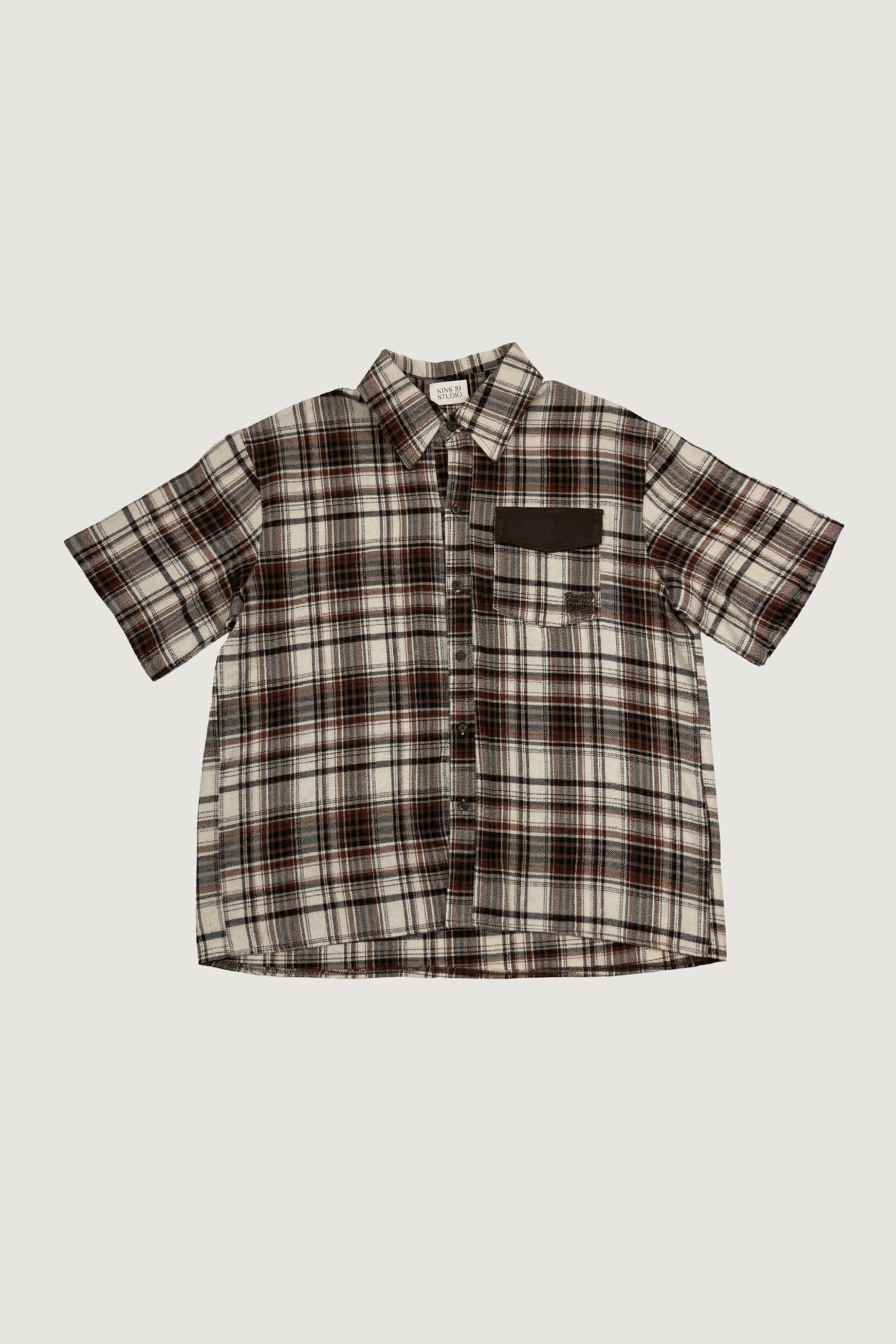 KINS Short Plaid Shirt [KS23]