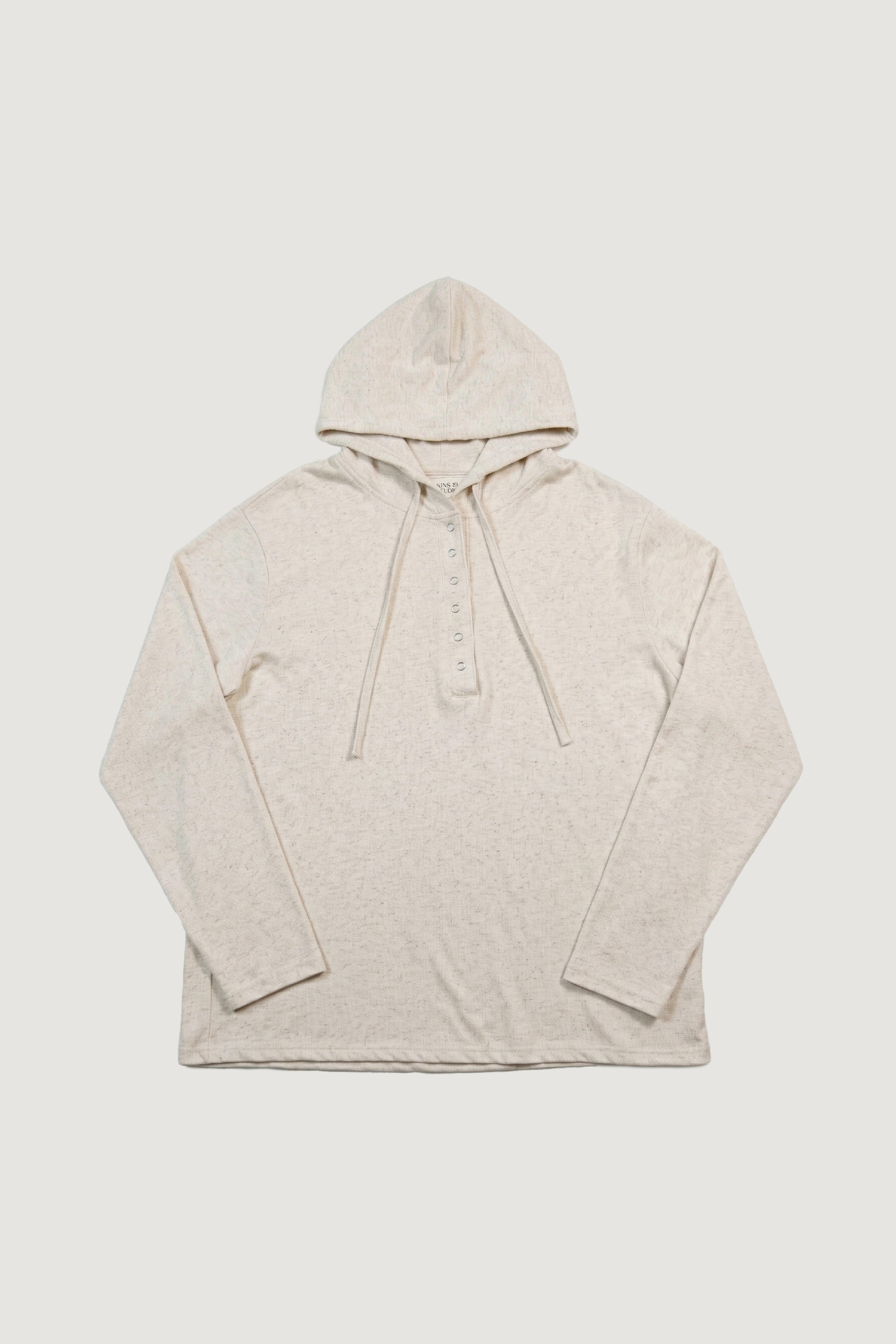 KINS 19 STUDIO | KINS The Mottle Henley Hoodie [KS26]