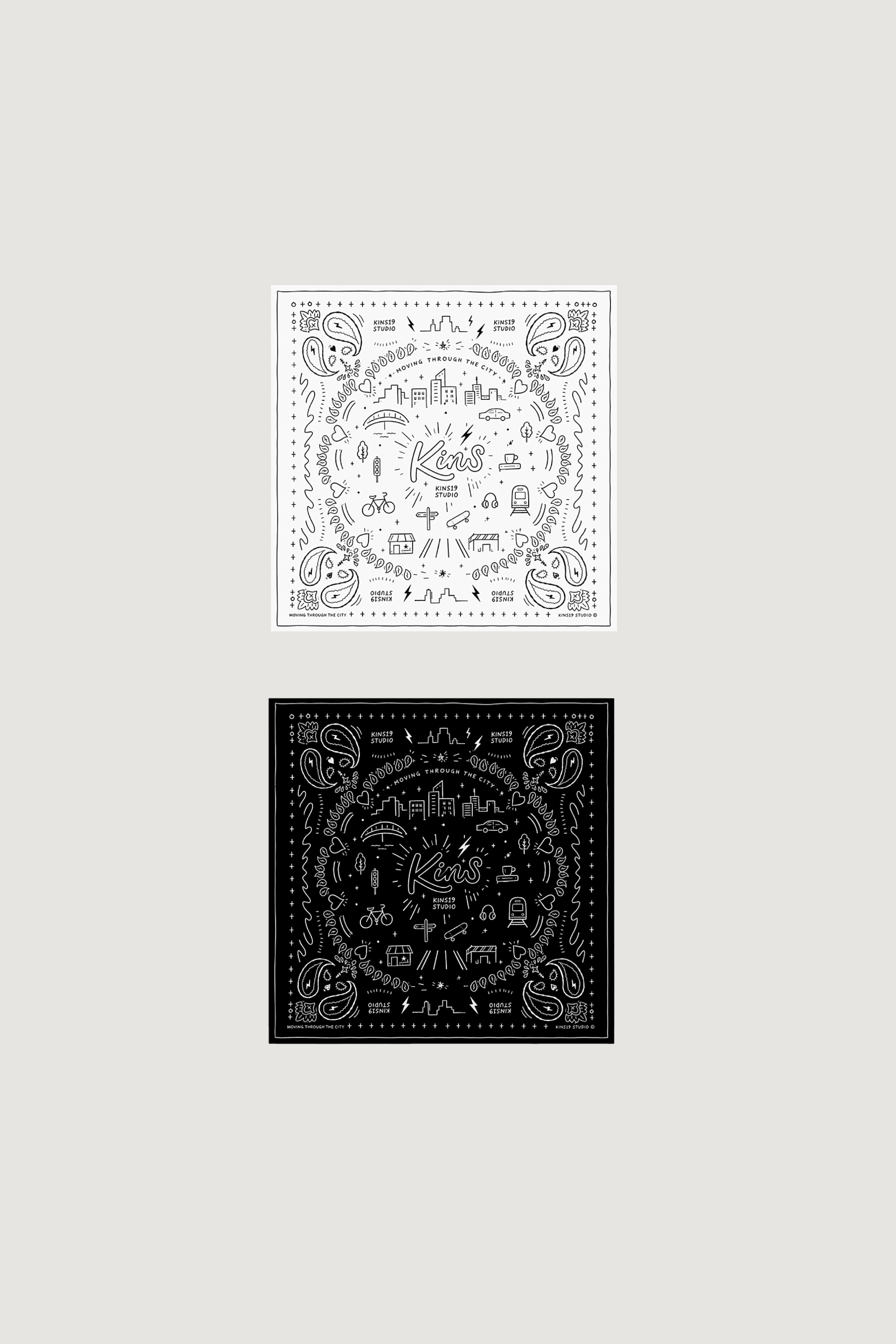 KINS 19 STUDIO |  KINS City Rhythm Bandana [KSC03]