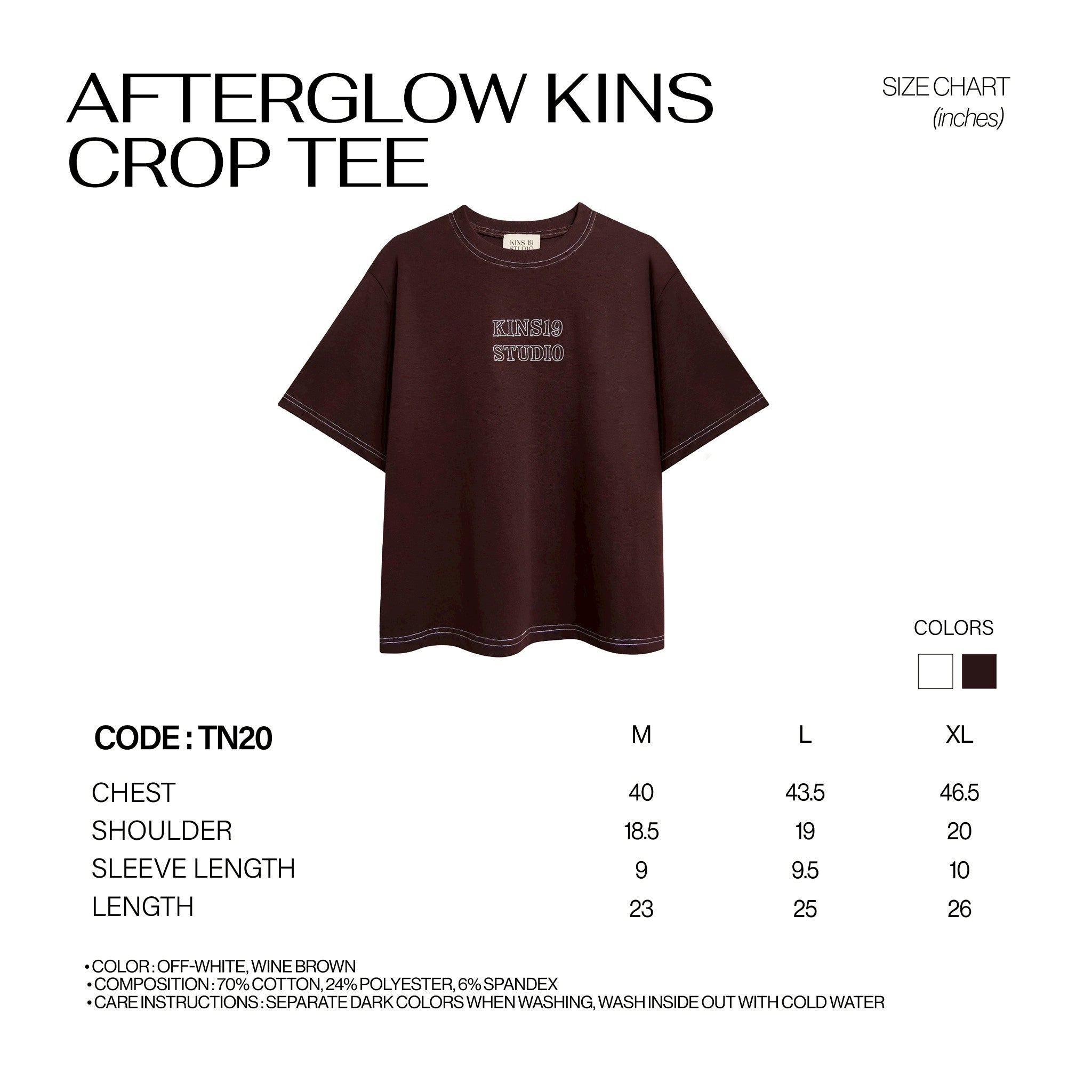 AfterGlow KINS CropTee [TN20]