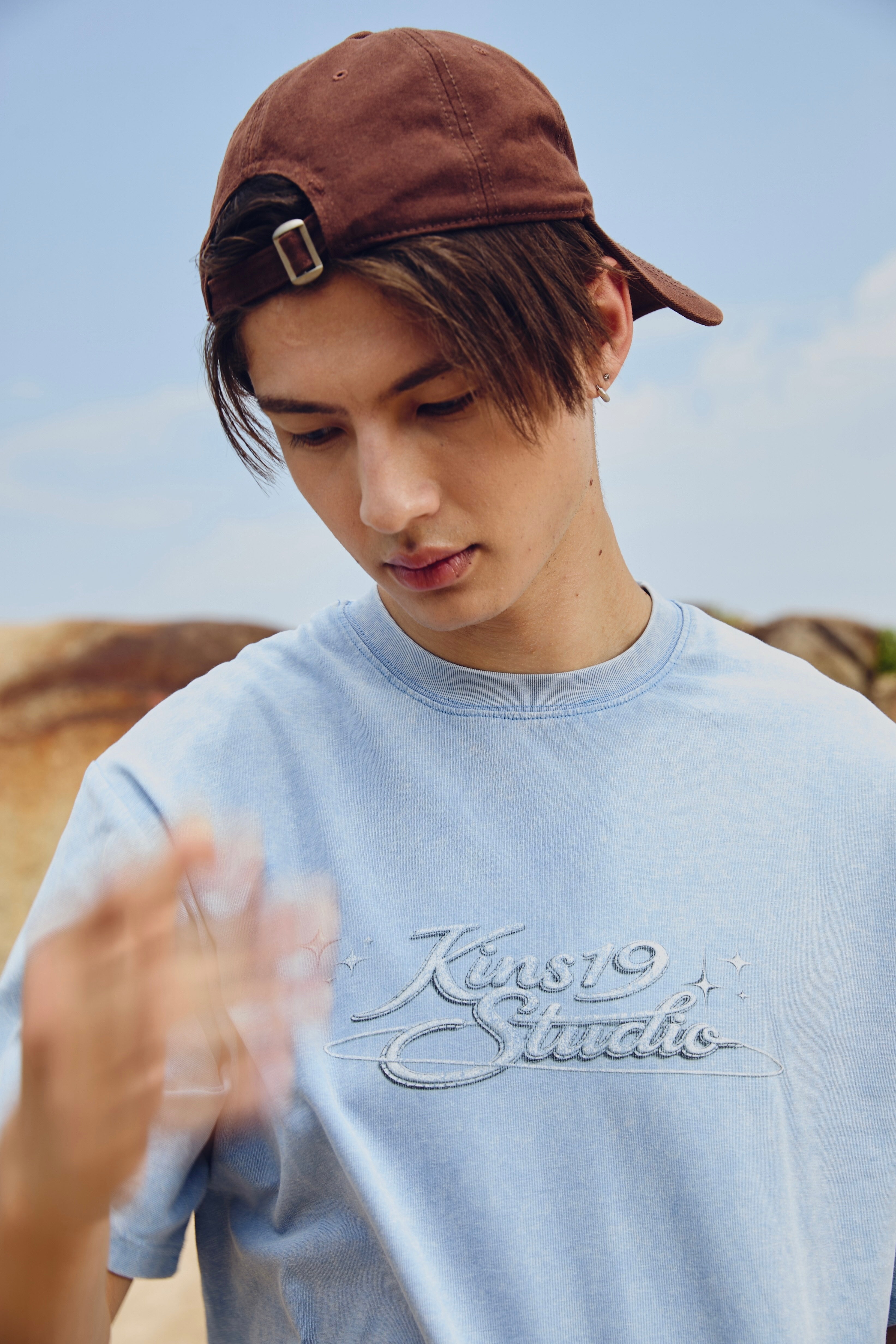 KINS 19 STUDIO |  Kins19 Studio Star Washed Tee [TN21]