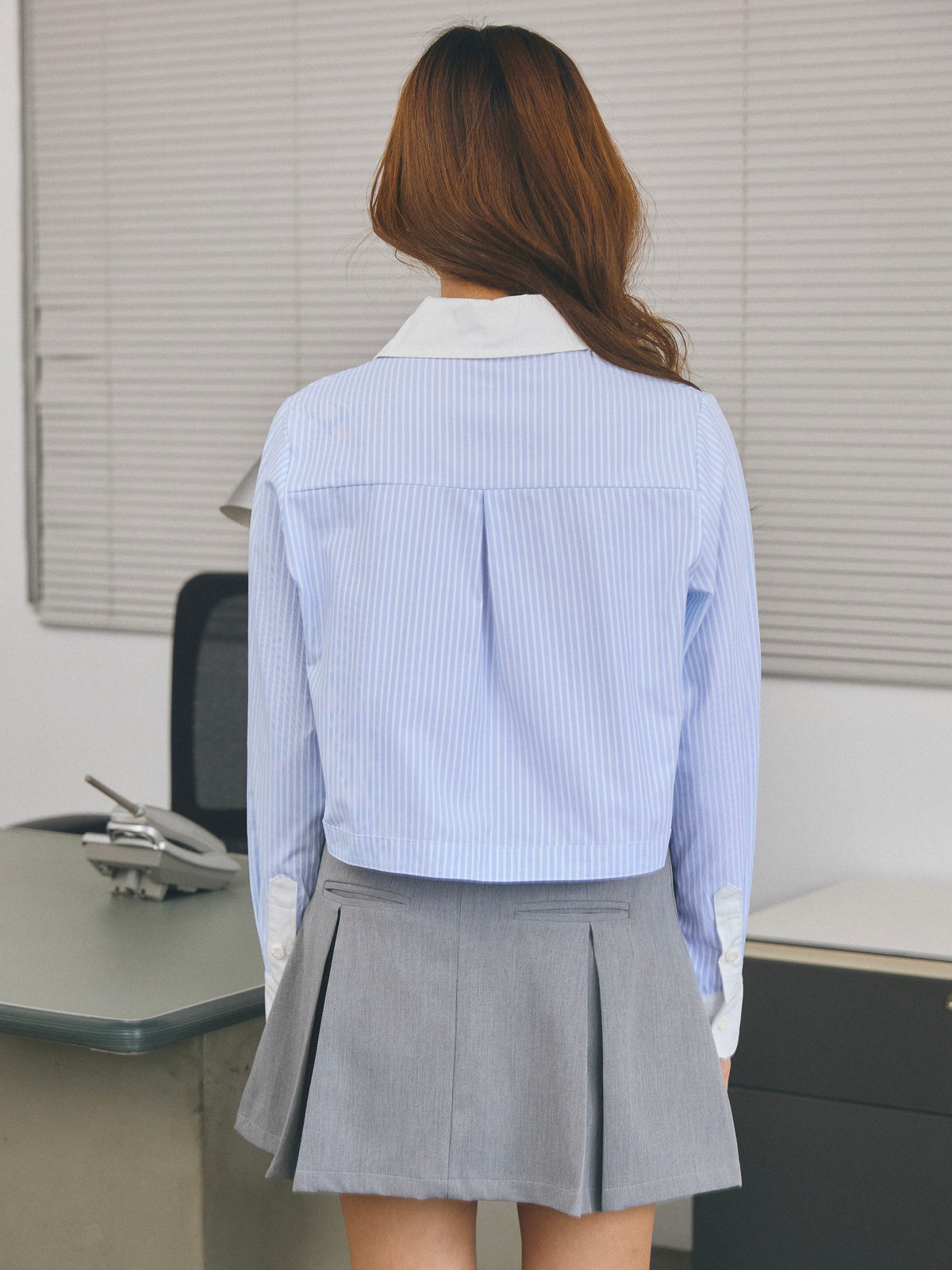 KINS 19 STUDIO |  KINS Lace-Trim Pleated Skort [K022]