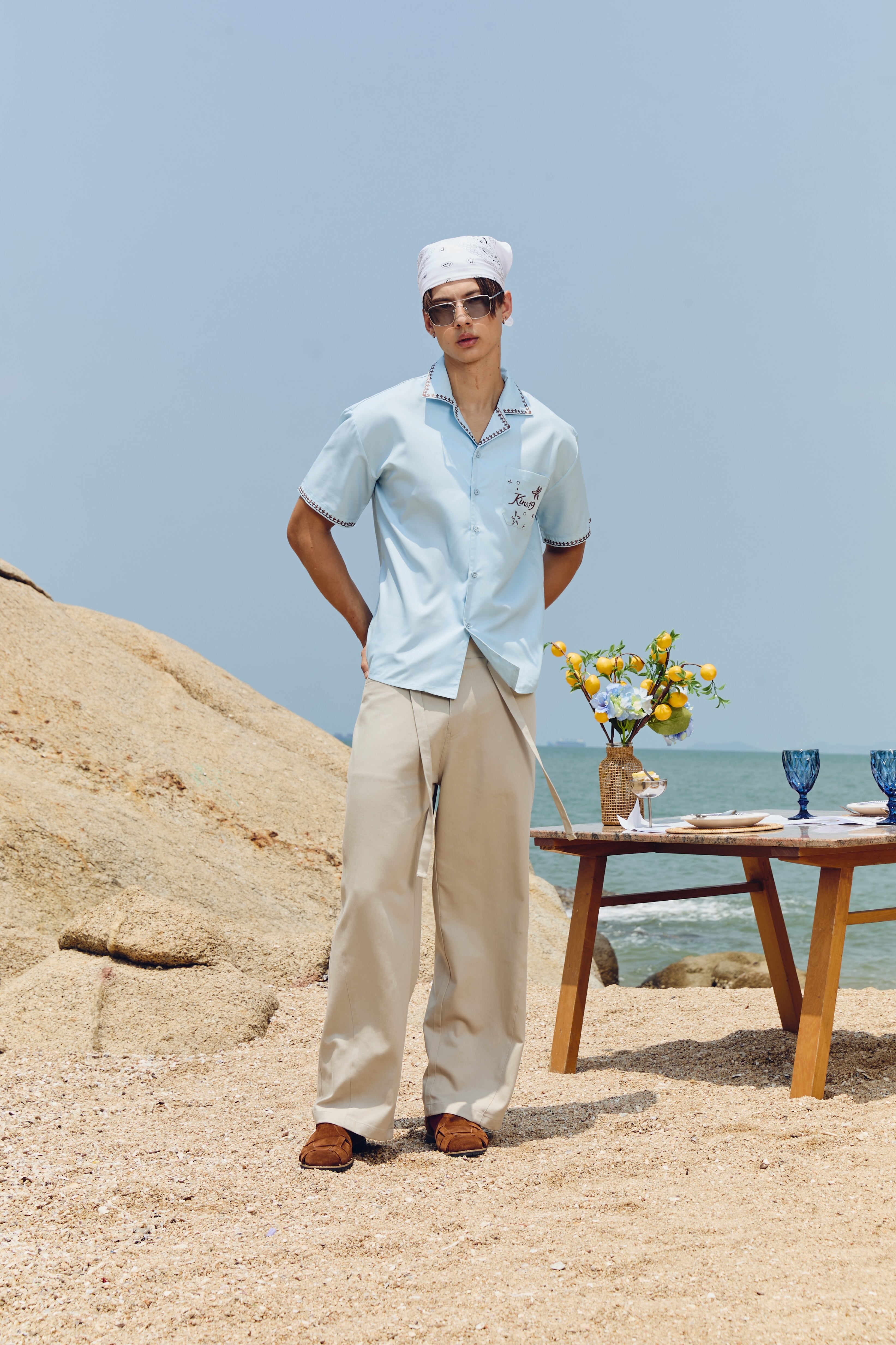 KINS Voyage Embroidered Shirt [HW35]