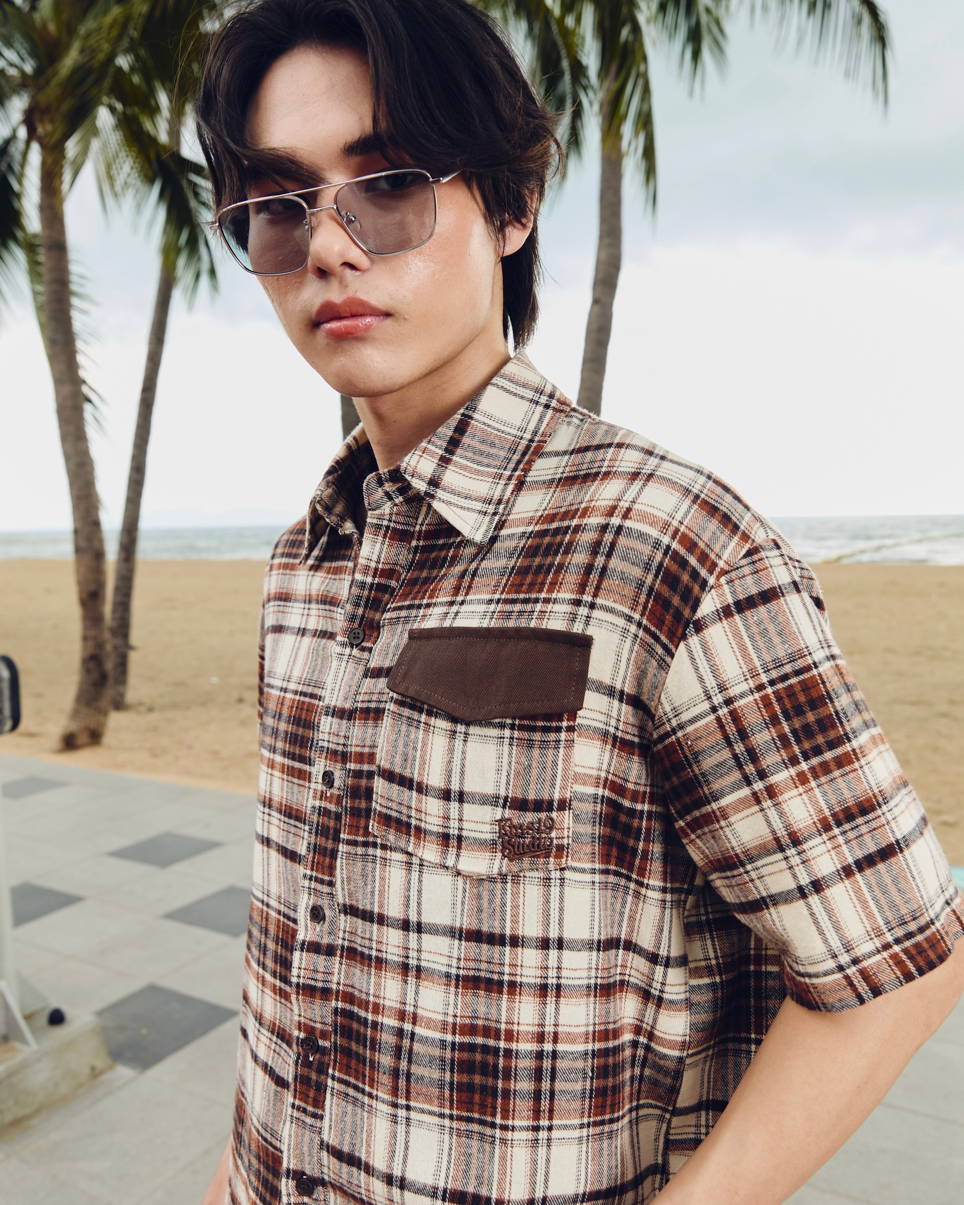 KINS Short Plaid Shirt [KS23]