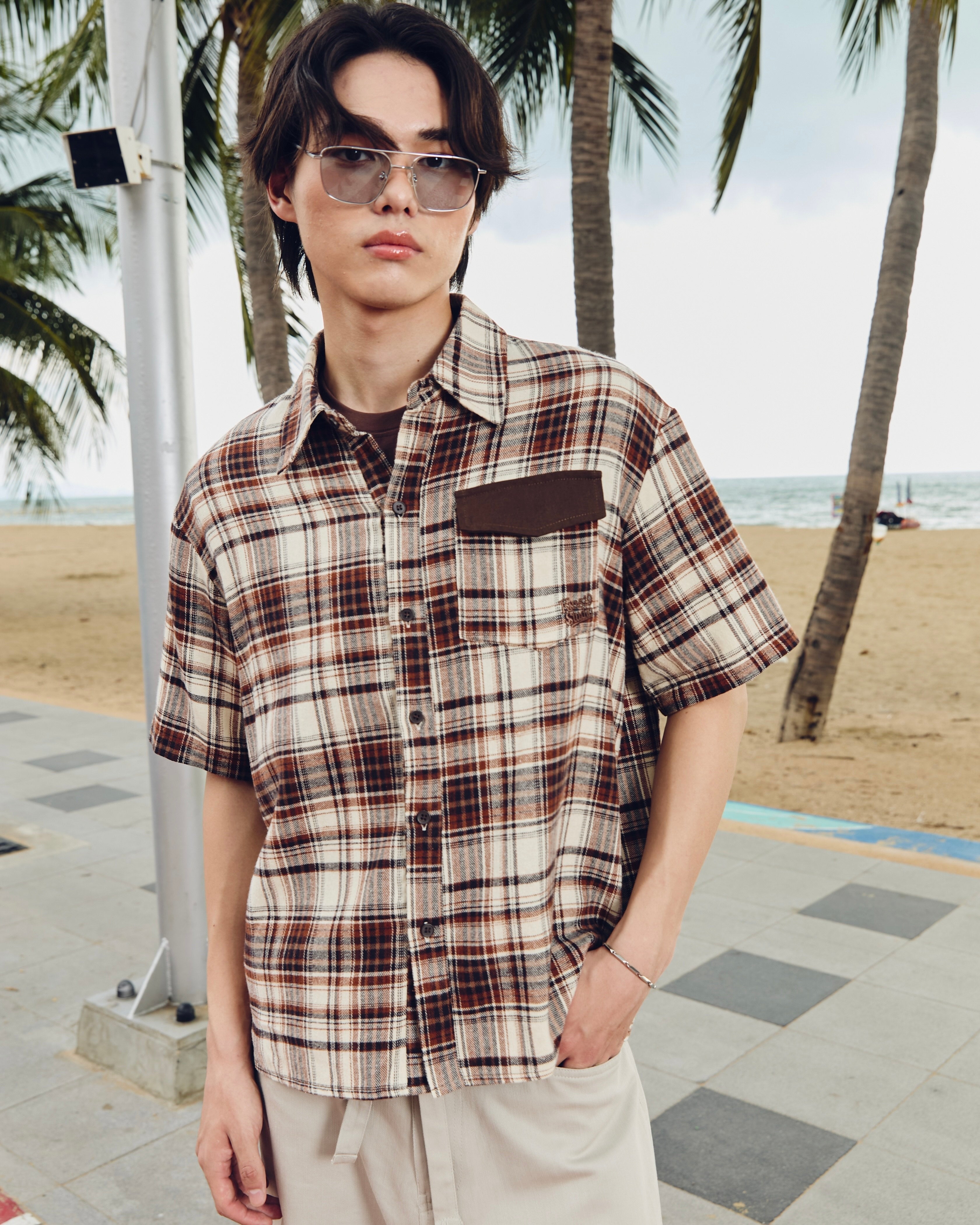 KINS Short Plaid Shirt [KS23]