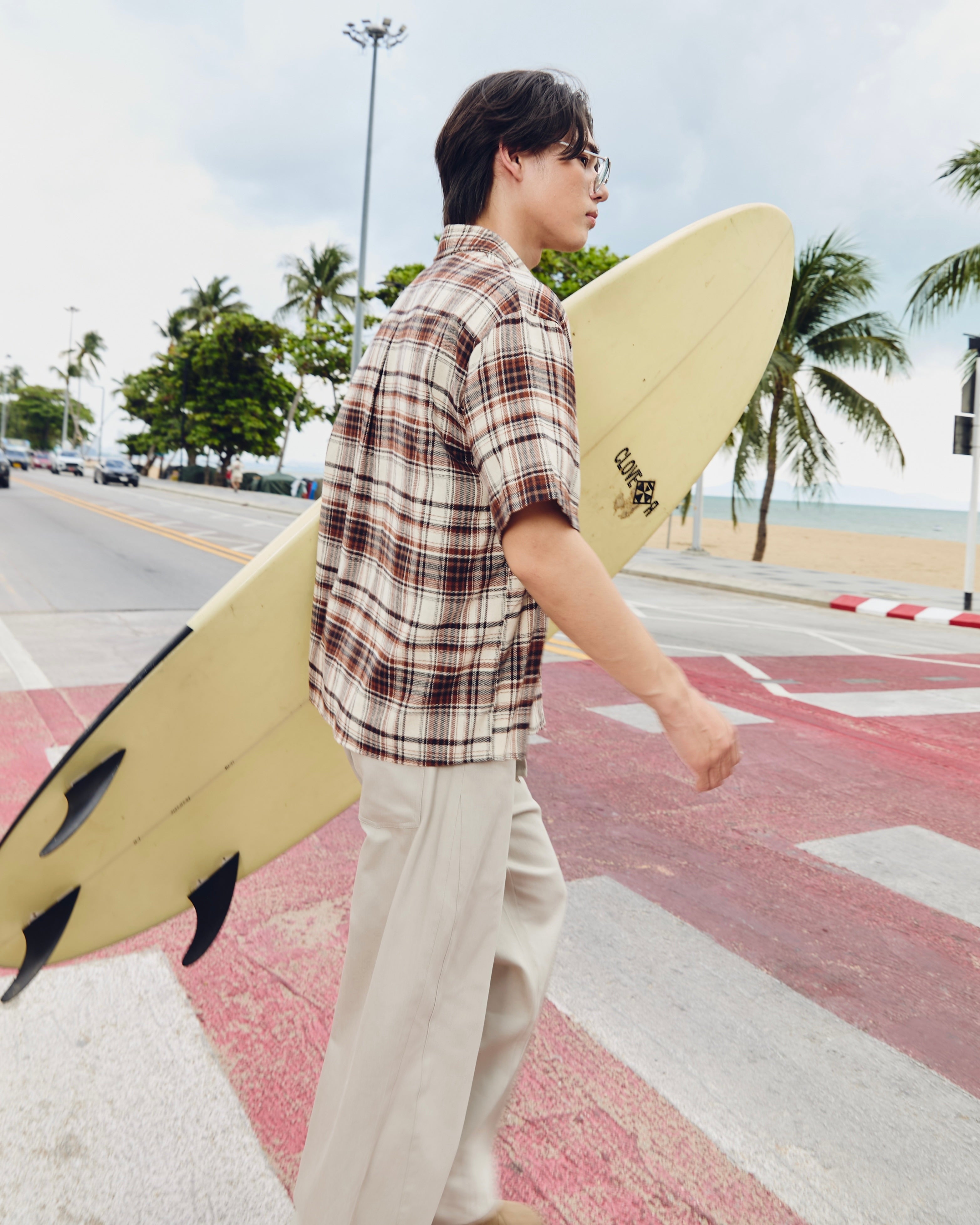 KINS Short Plaid Shirt [KS23]