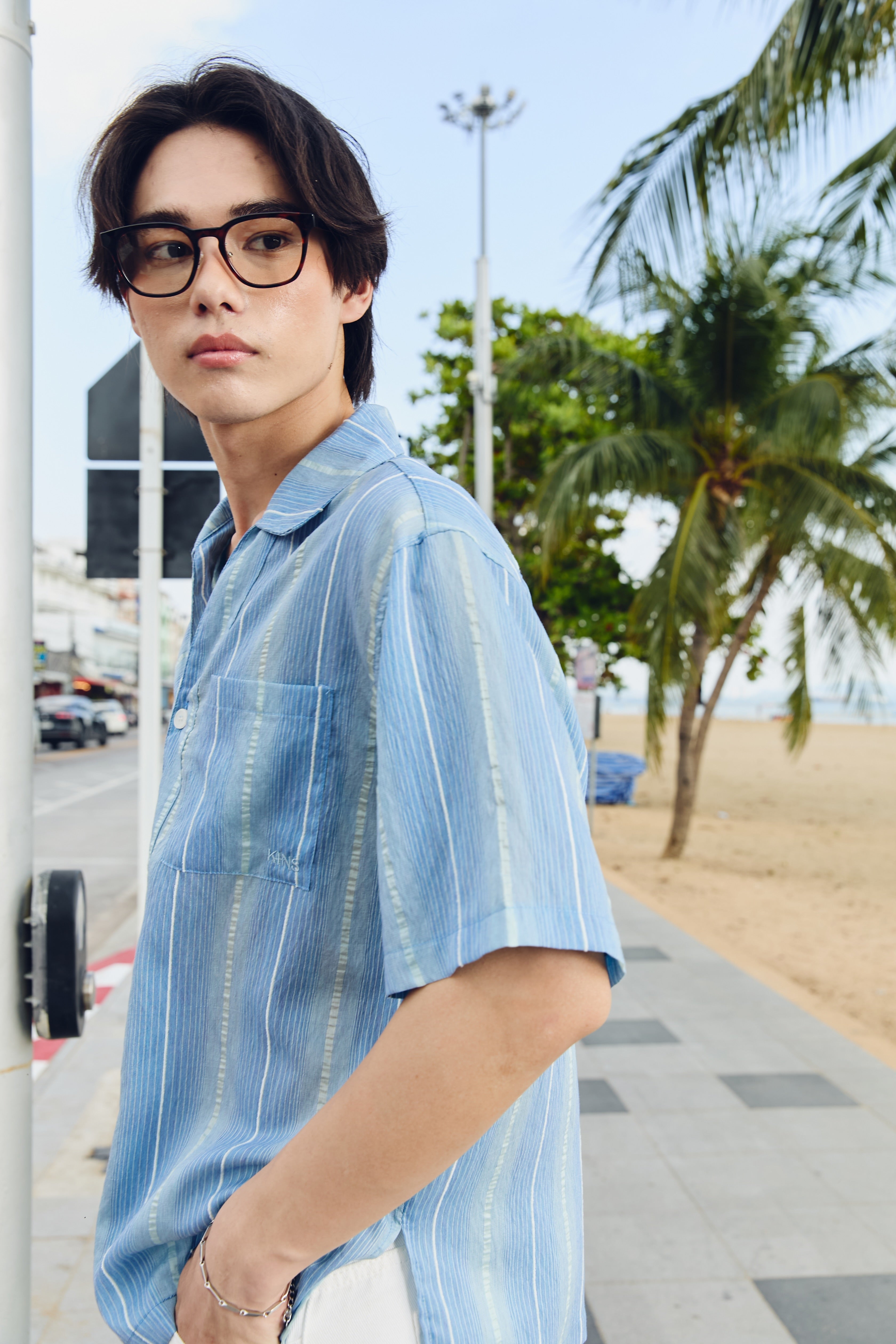KINS Irregular Stripe Shirt [KN150]