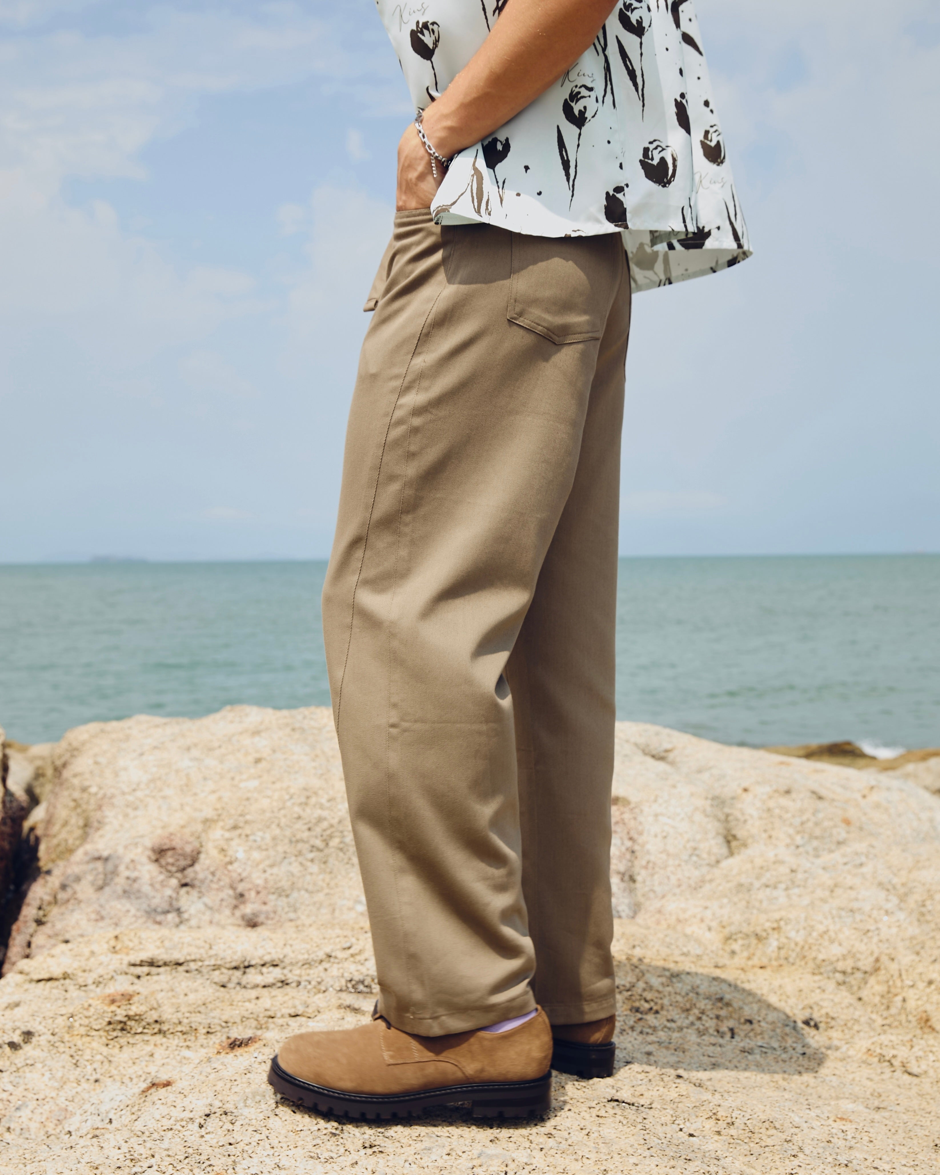KINS 19 STUDIO |  KINS Detachable-Tie Barrel Trousers [KN231]