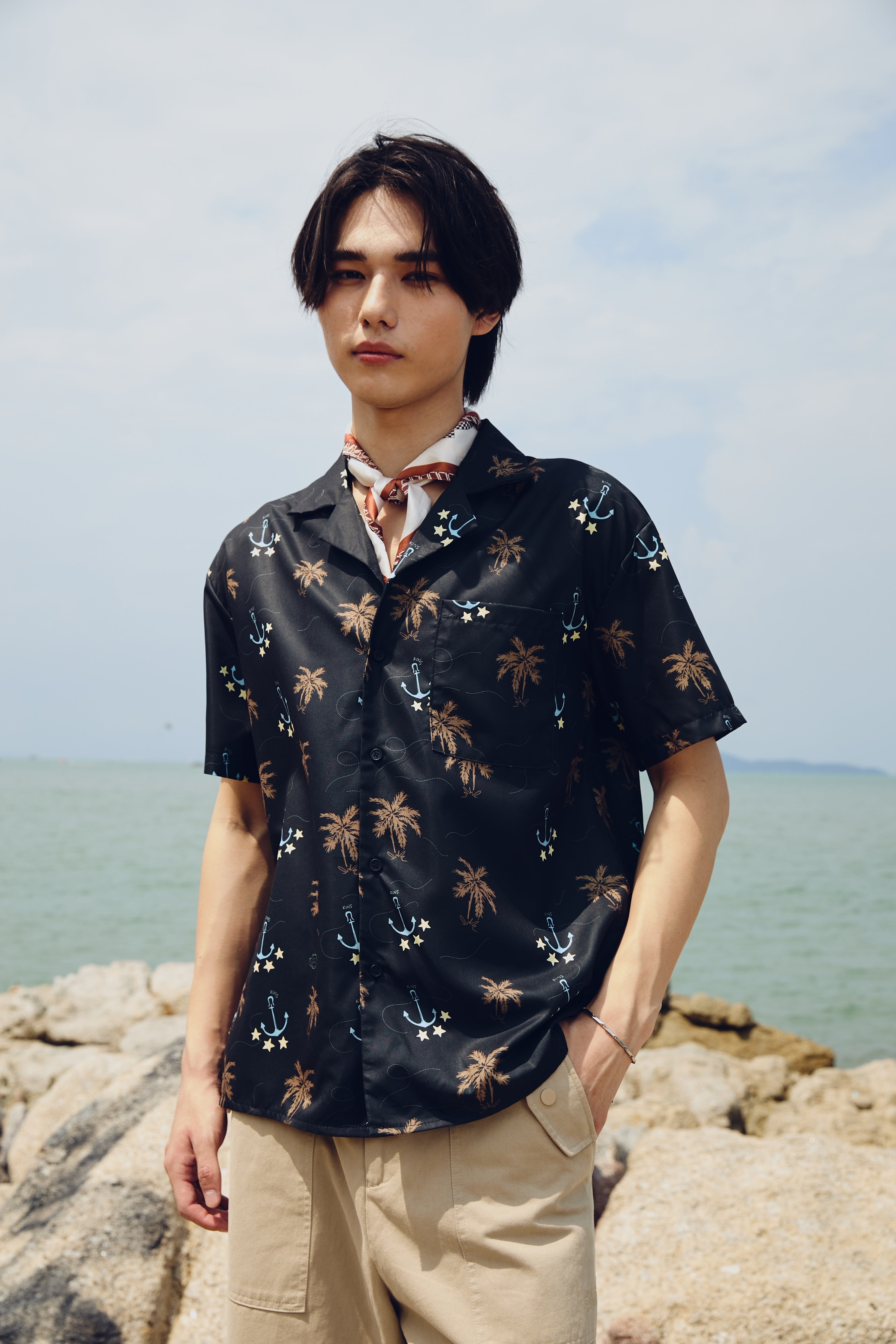 KINS Anchor Hawaii Shirt [HW37]