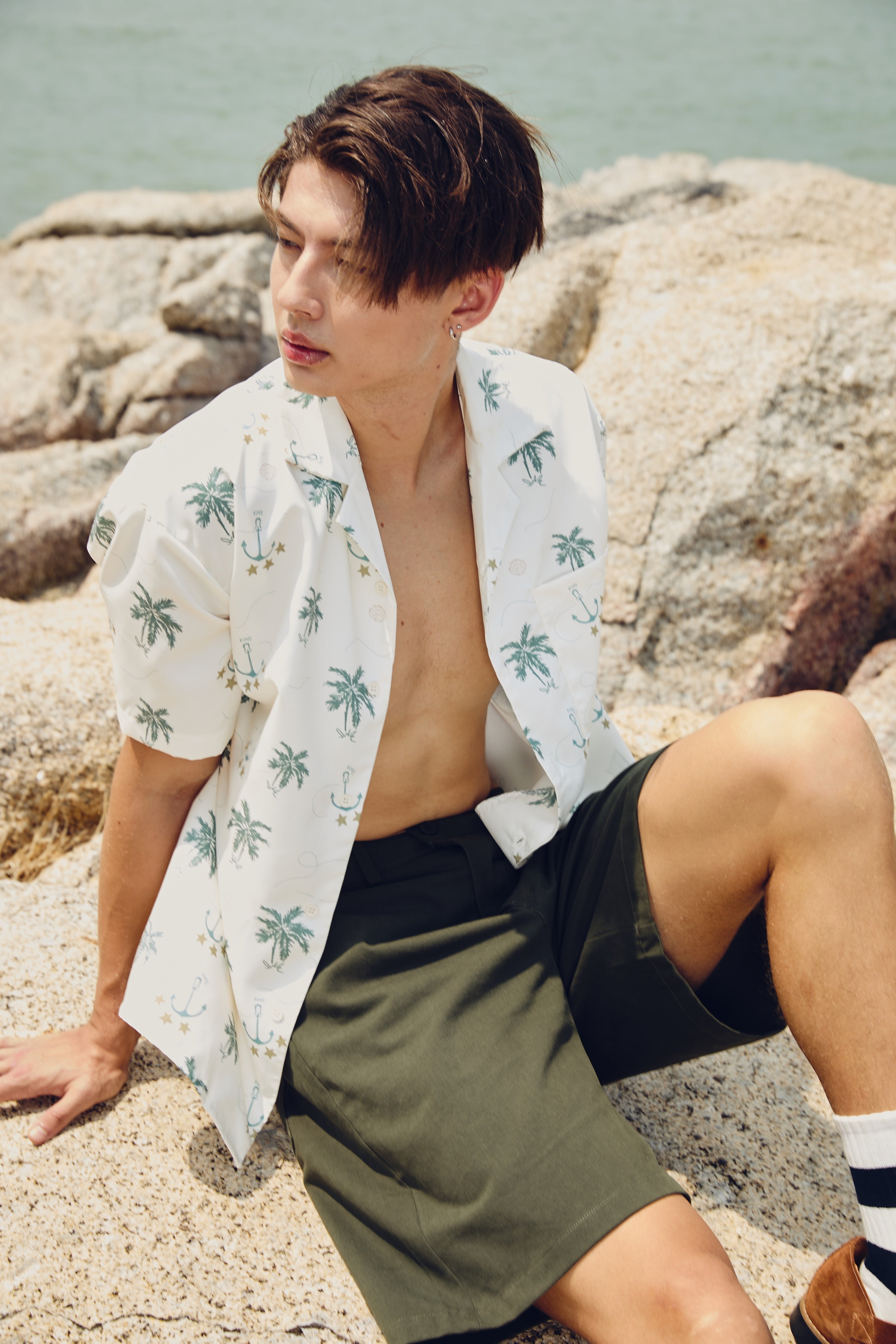 KINS Anchor Hawaii Shirt [HW37]