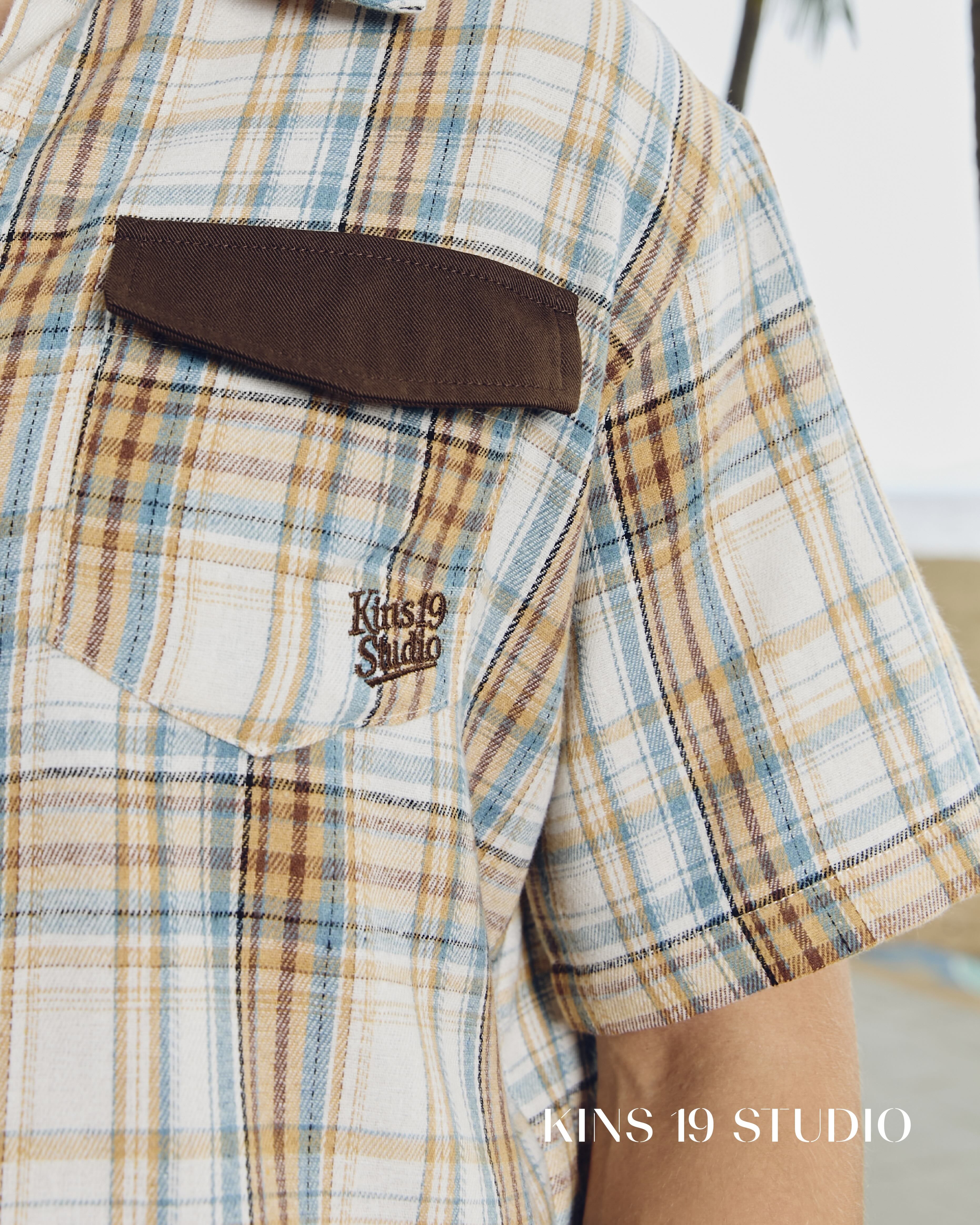 KINS Short Plaid Shirt [KS23]