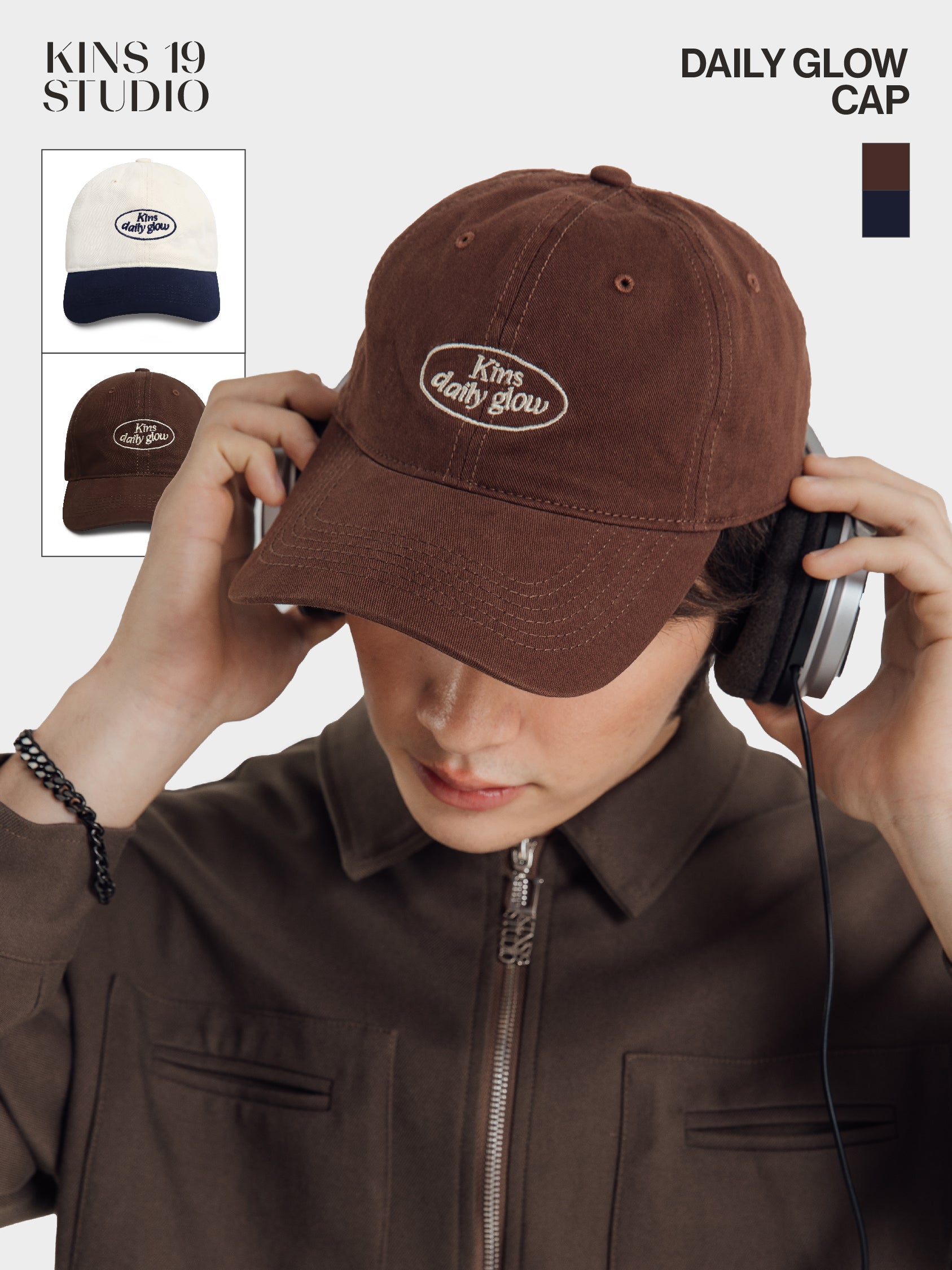 KINS 19 STUDIO |  DAILY GLOW CAP  [KNH01]