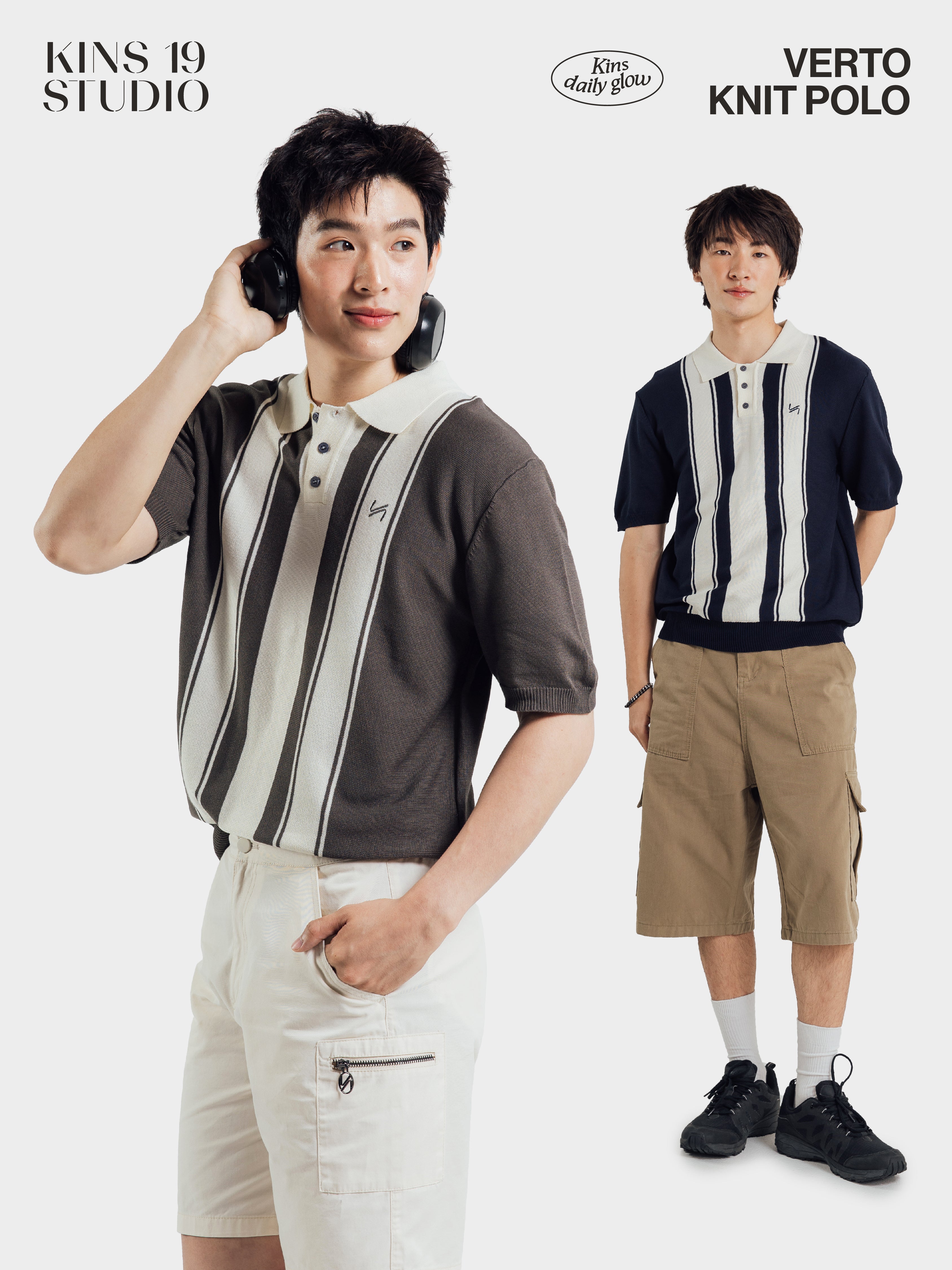 KINS 19 STUDIO |  VERTO KNIT POLO [KN132]