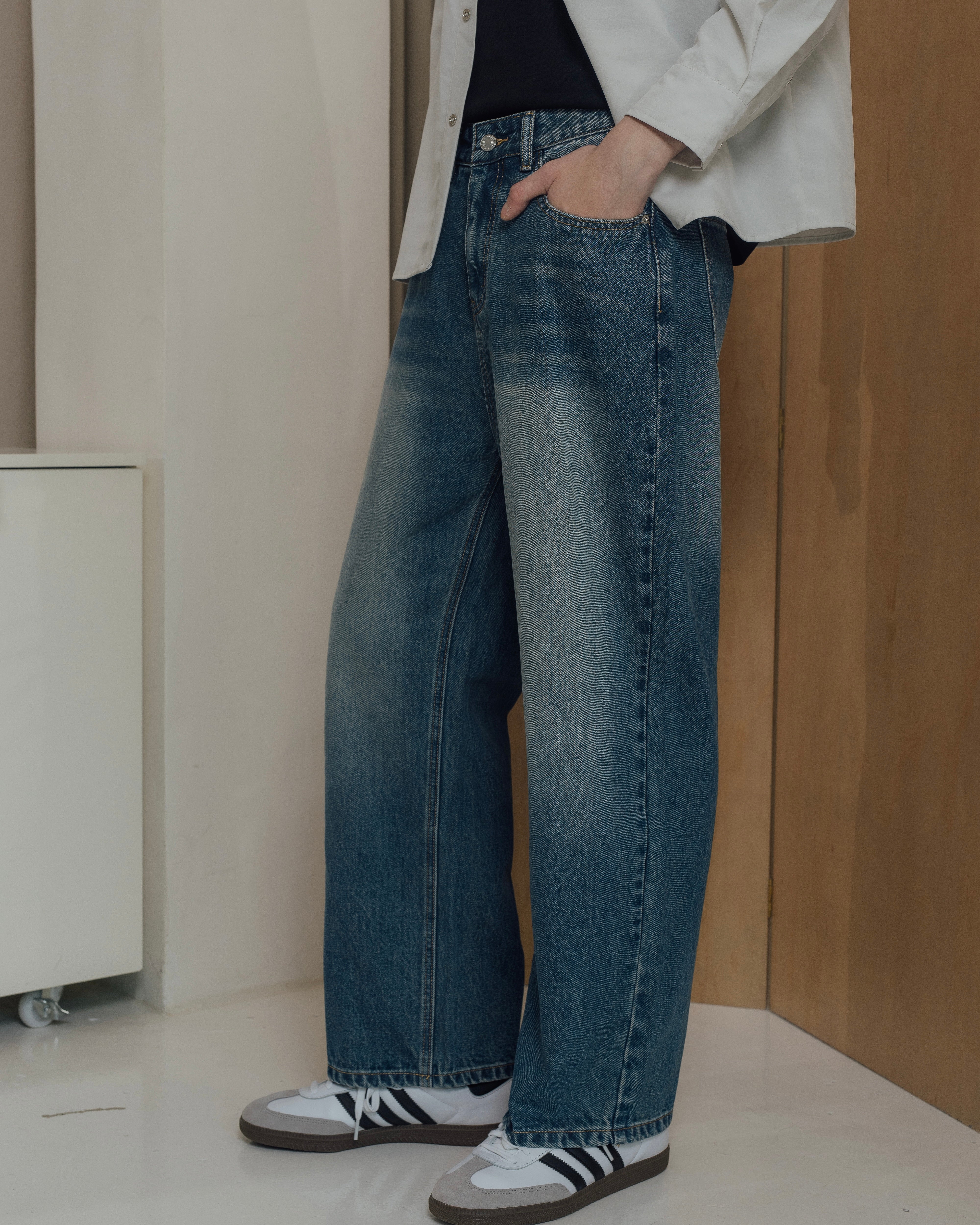 KINS 19 STUDIO | DAILY GLOW WIDE DENIM [F114]