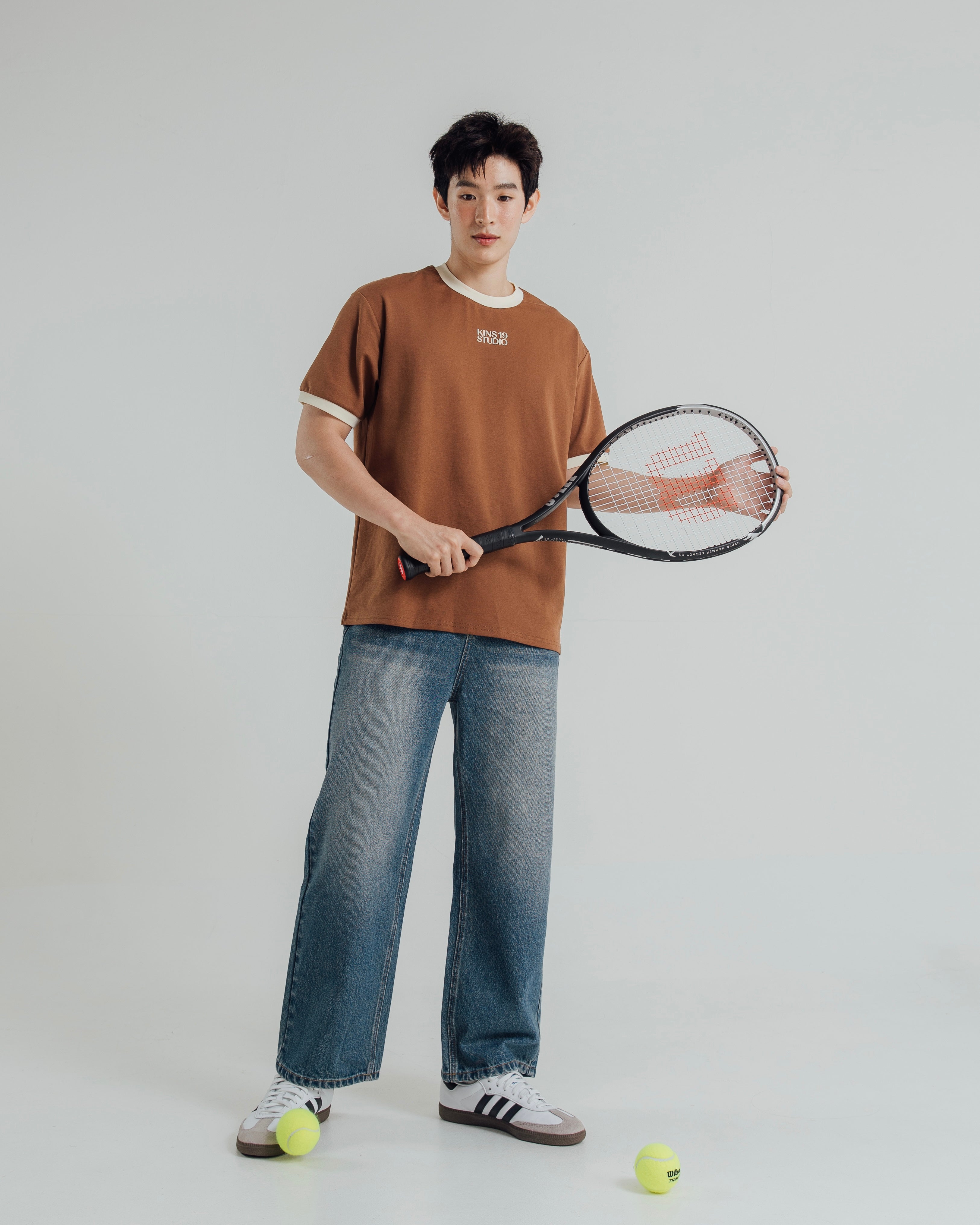 KINS 19 STUDIO | DAILY GLOW WIDE DENIM [F114]