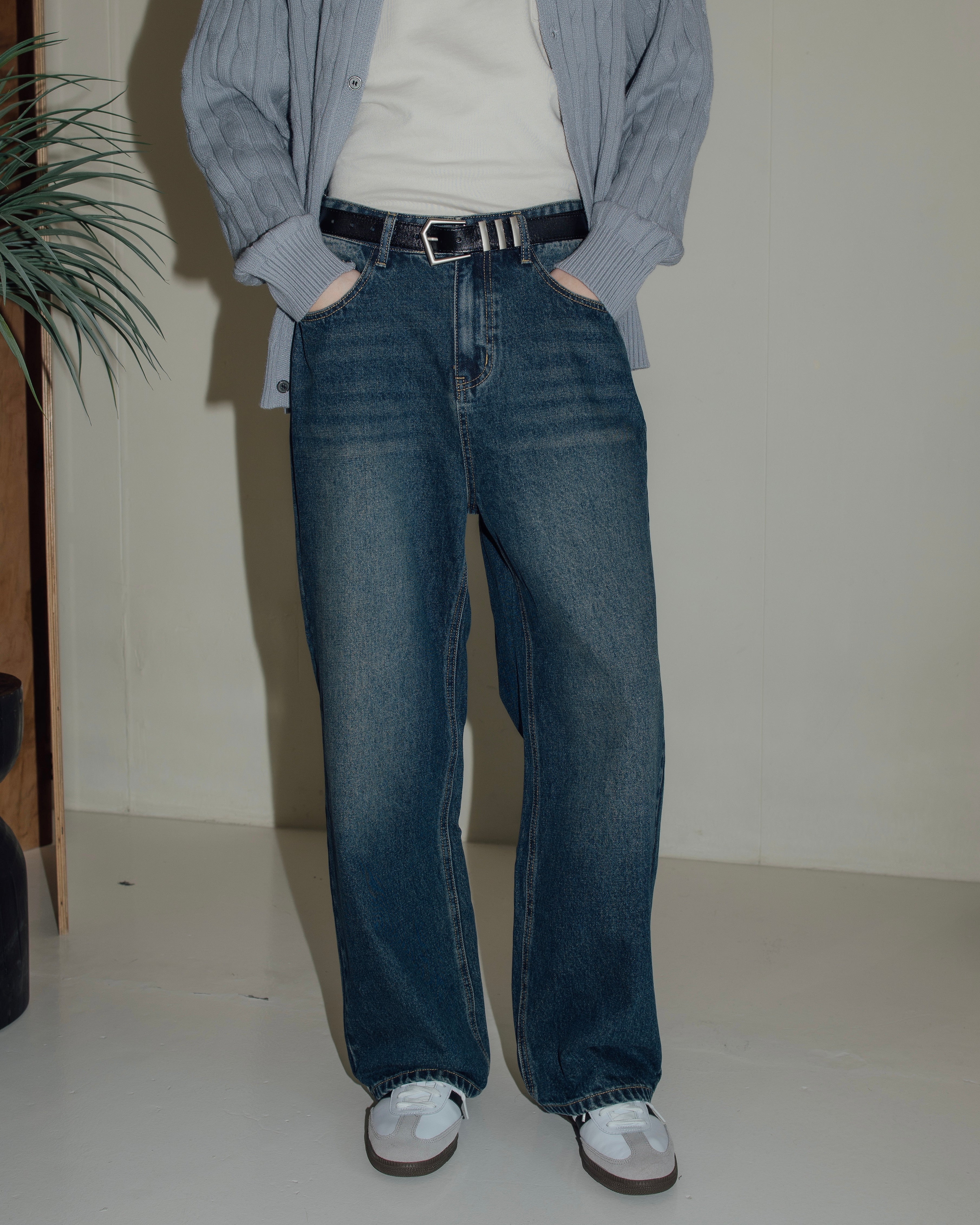 KINS 19 STUDIO | DAILY GLOW WIDE DENIM [F114]